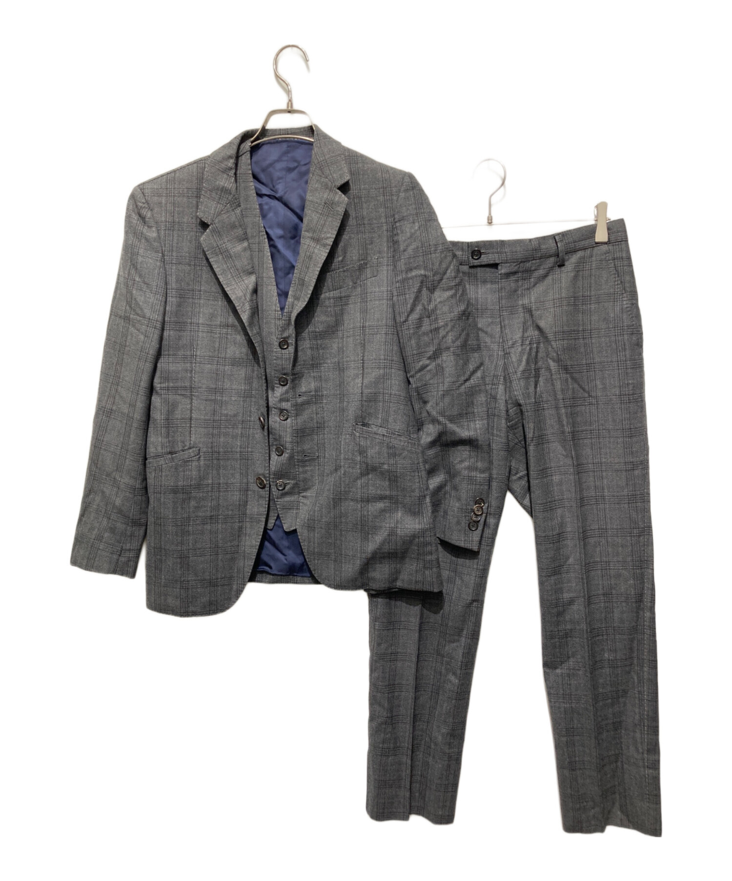 Paul Smith グレー 　スリーピース　スーツ 中古・古着通販】PAUL SMITH (ポールスミス) 3ピーススーツ グレー