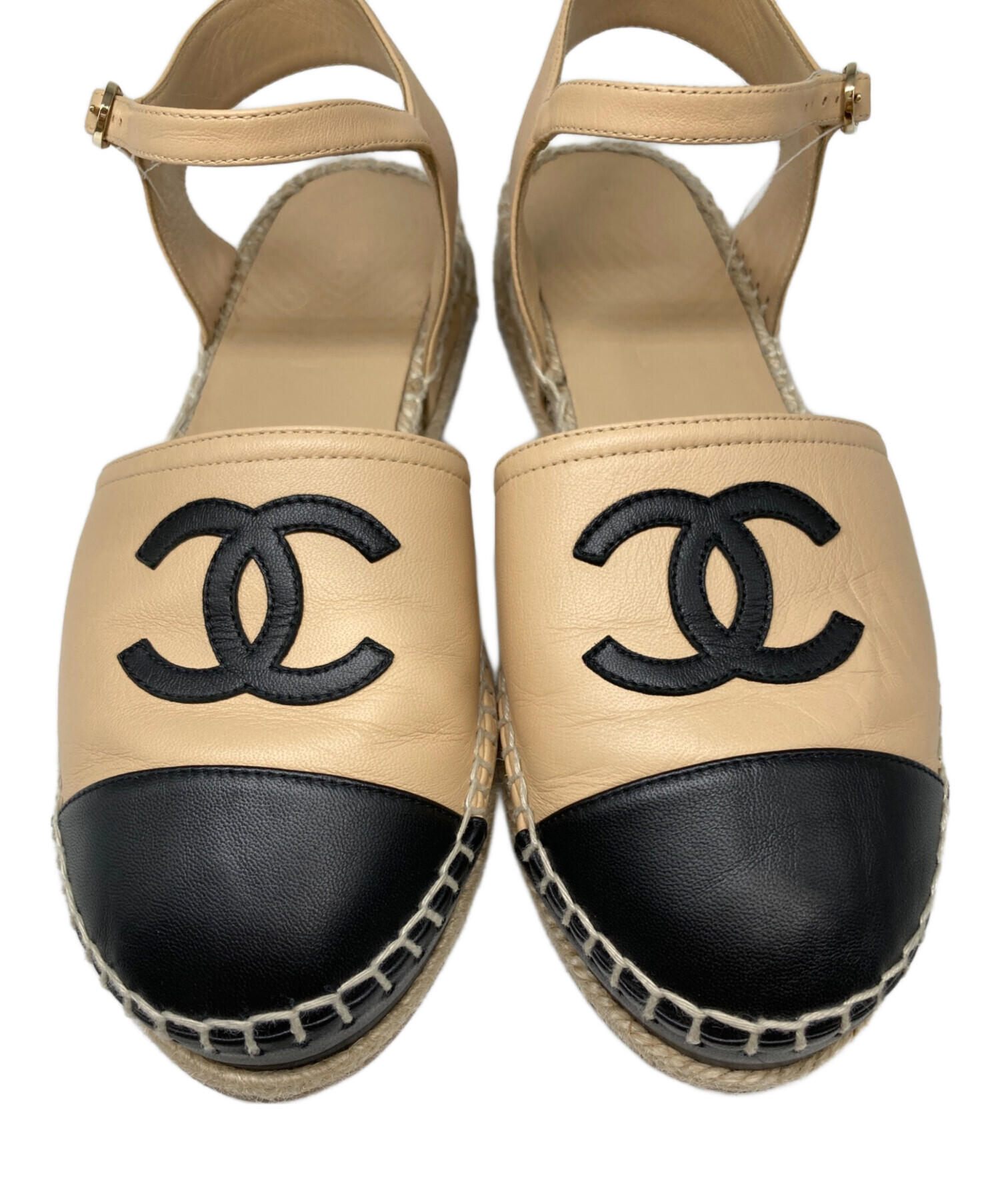 中古・古着通販】CHANEL (シャネル) ラムスキンエスパドリーユ