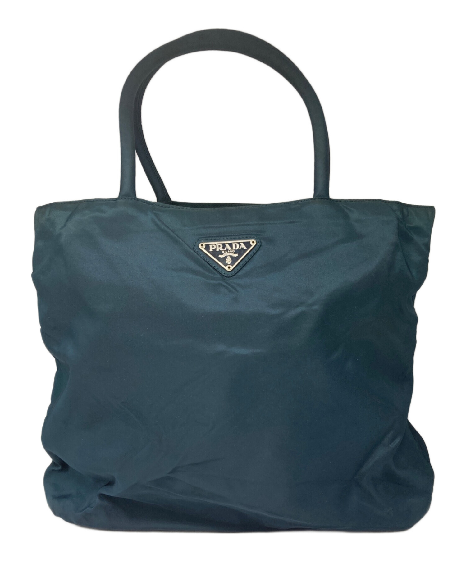 中古・古着通販】PRADA (プラダ) ナイロントートバッグ ダークグリーン 