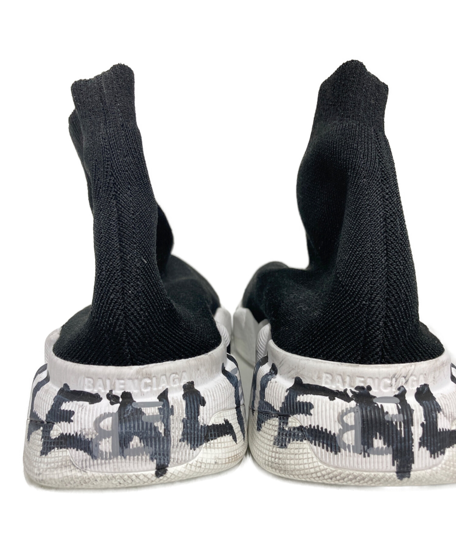 新品 正規品 BALENCIAGA バレンシアガ ソックス 靴下 中古・古着通販】BALENCIAGA (バレンシアガ) speed 2.0 グラフィティ