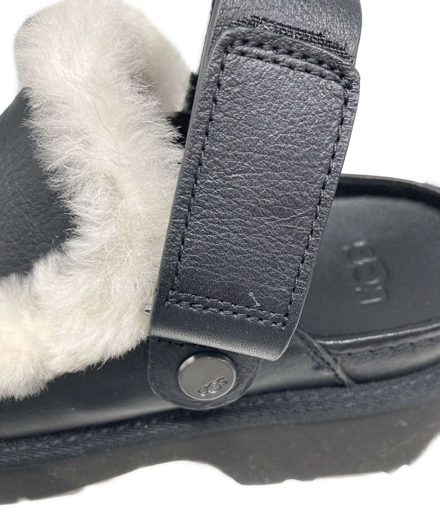 中古・古着通販】UGG (アグ) Esmee Leather Clog ブラック サイズ:23 