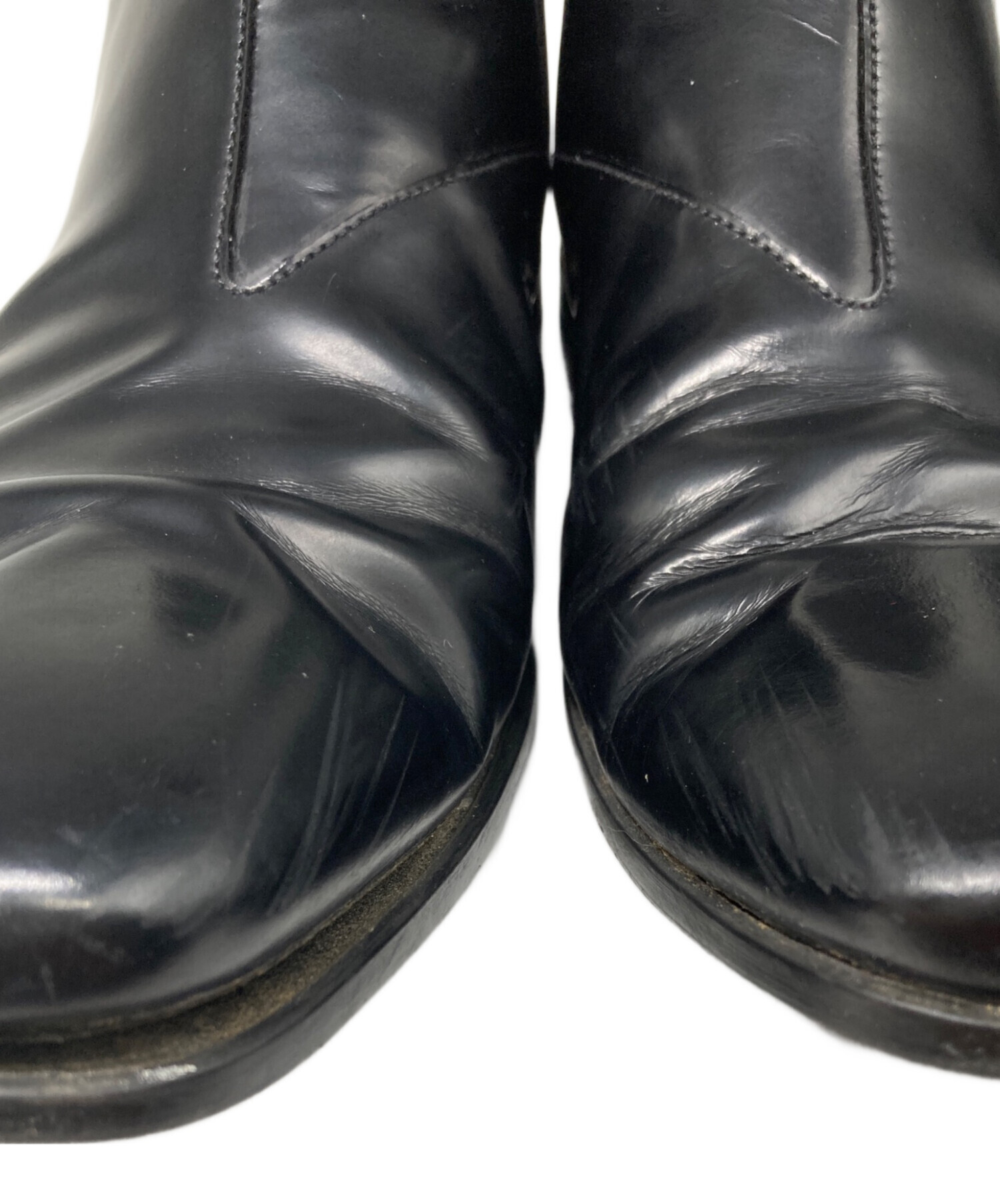 中古・古着通販】PRADA (プラダ) スクエアトゥサイドゴアブーツ