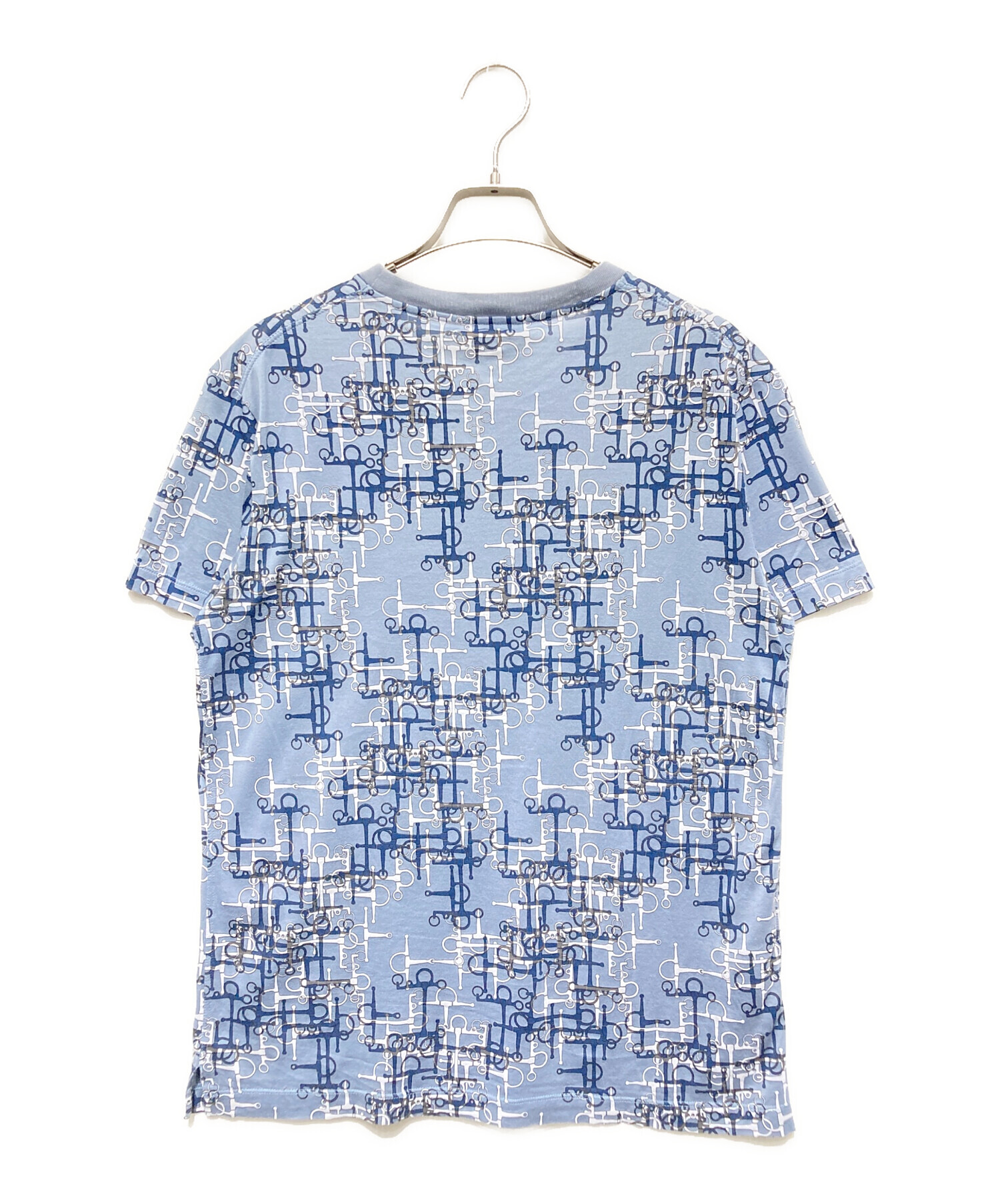中古・古着通販】HERMES (エルメス) ホースビットTシャツ ブルー