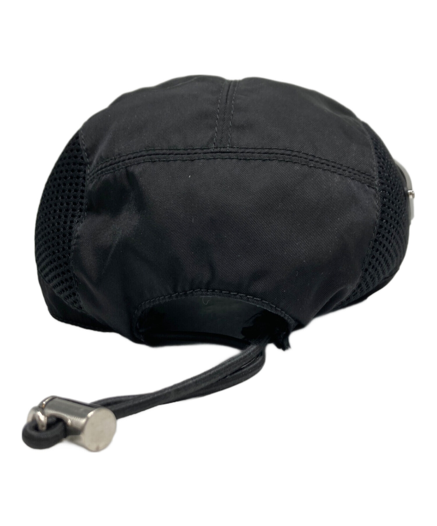 中古・古着通販】PRADA (プラダ) メッシュキャップ ブラック サイズ:M