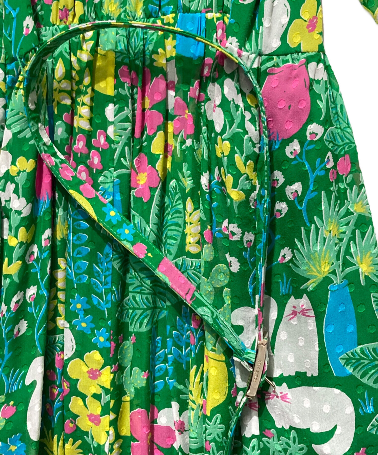 中古・古着通販】Kate Spade (ケイトスペード) garden posy silk dress