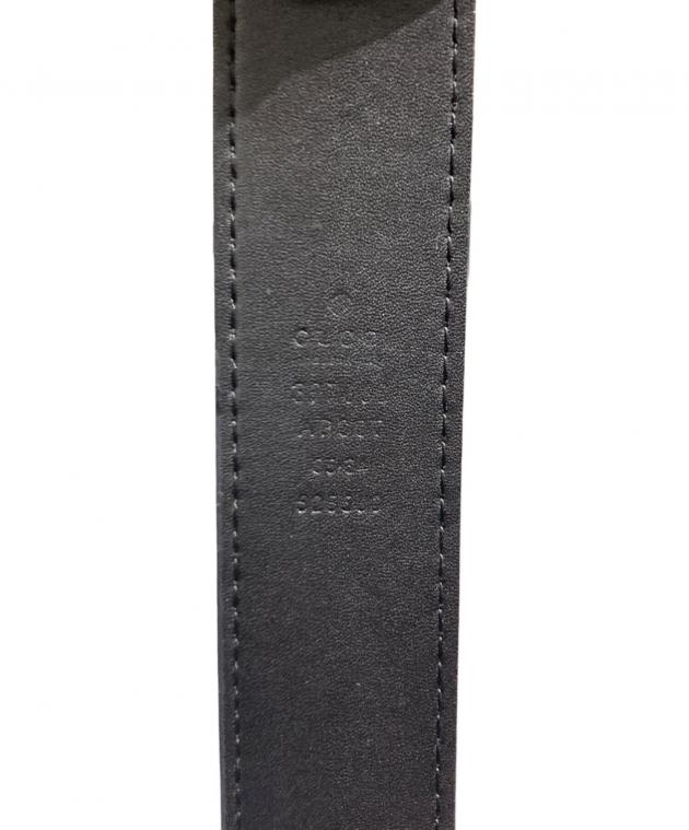 GUCCI スネークベルト 中古・古着通販】GUCCI (グッチ) スネークGGマーモント レザーベルト