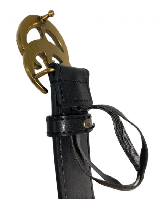 中古・古着通販】GUCCI (グッチ) スネークGGマーモント レザーベルト