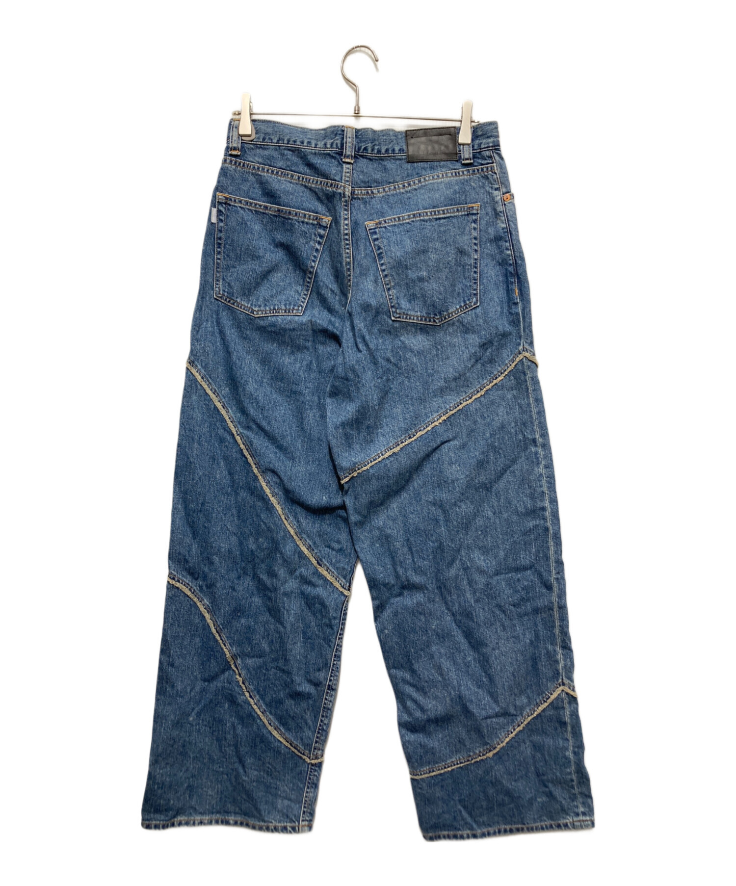 中古・古着通販】Jieda (ジエダ) DISTORTED DENIM PANTS インディゴ 