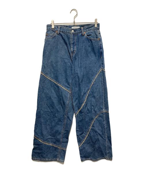 中古・古着通販】Jieda (ジエダ) DISTORTED DENIM PANTS インディゴ