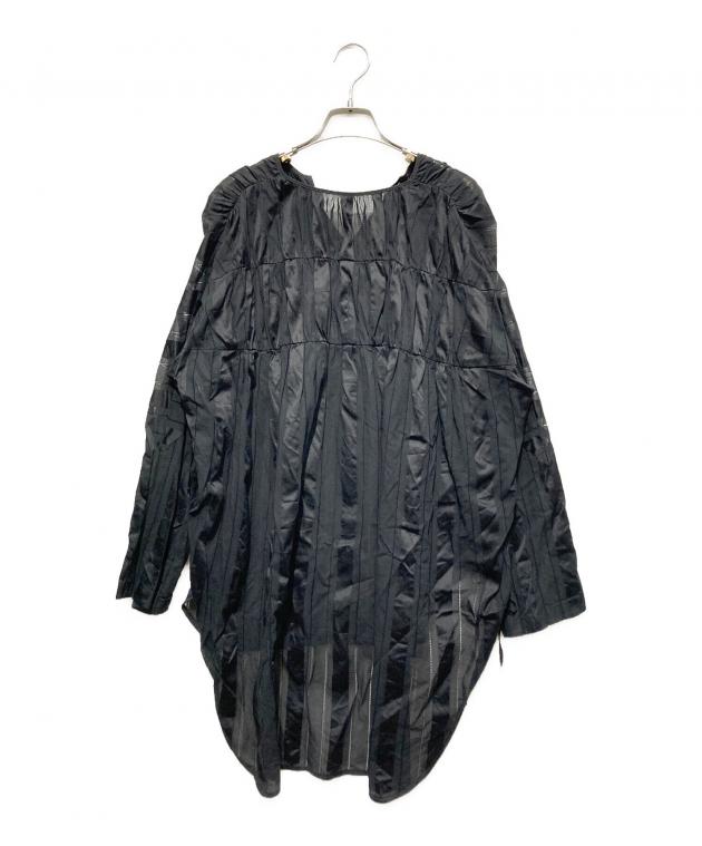 中古・古着通販】LE PHIL (ル フィル) ナイロンフリルブラウス 