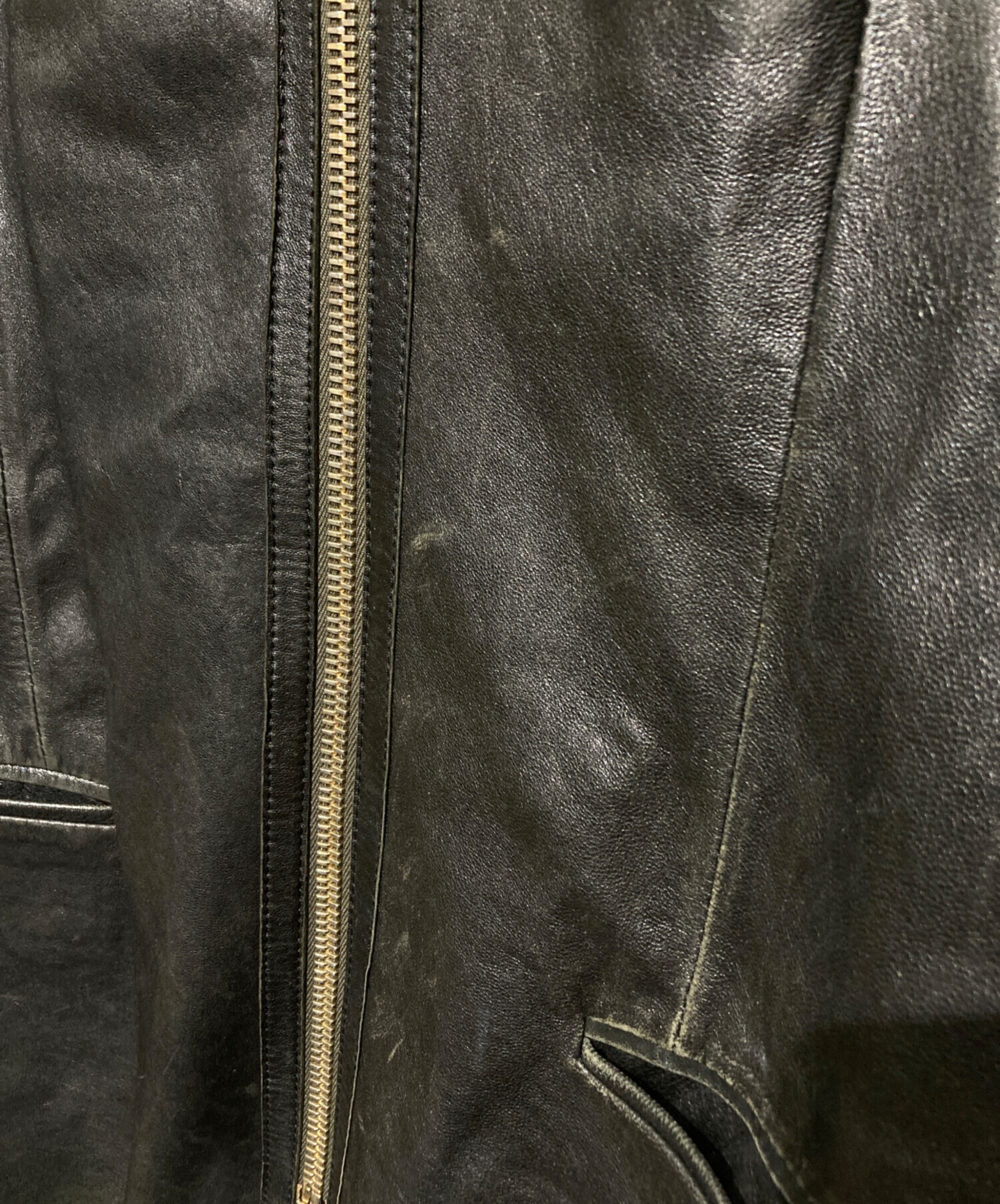 中古・古着通販】Paul Smith (ポールスミス) ラムレザージャケット 中古・古着通販】Paul Smith (ポールスミス) ラムレザージャケット