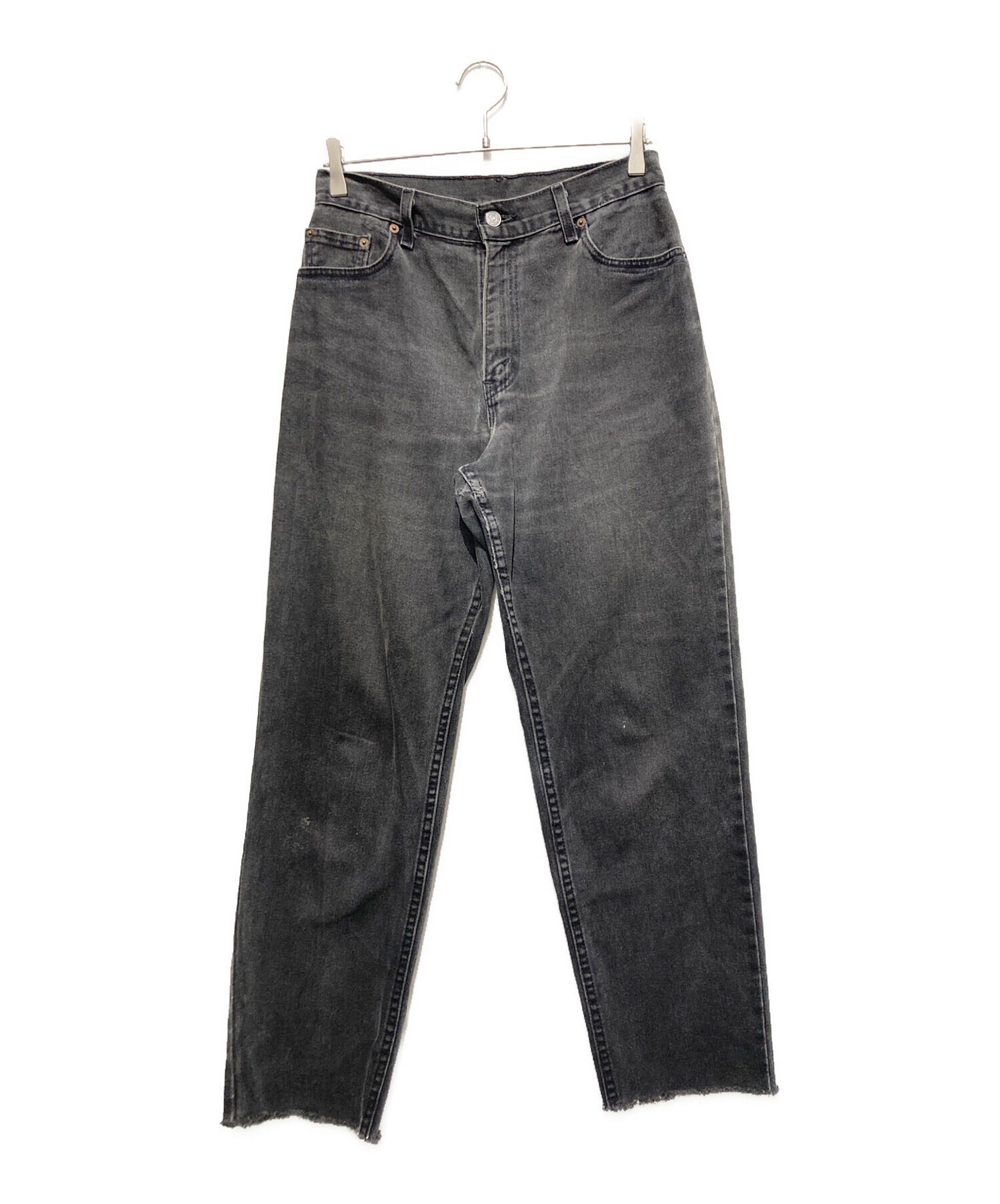 中古・古着通販】LEVI'S (リーバイス) デニムパンツ ブラック サイズ