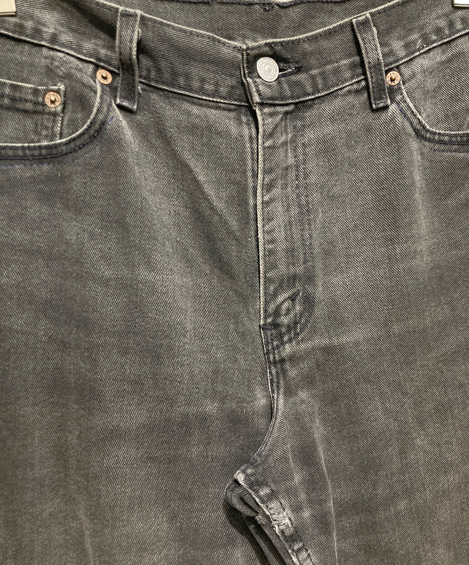 中古・古着通販】LEVI'S (リーバイス) デニムパンツ ブラック サイズ