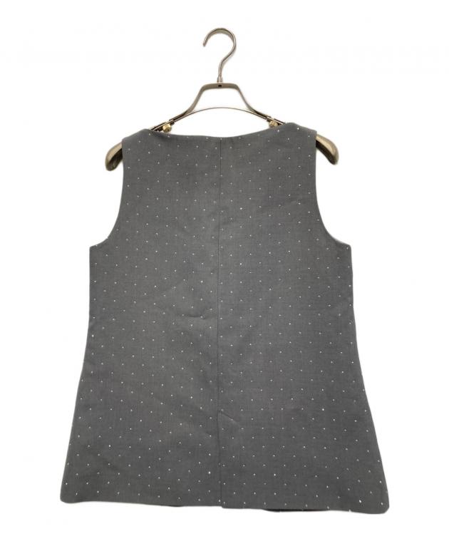 中古・古着通販】Bibiy. (ビビィ) JEWEL VEST グレー サイズ:FREE