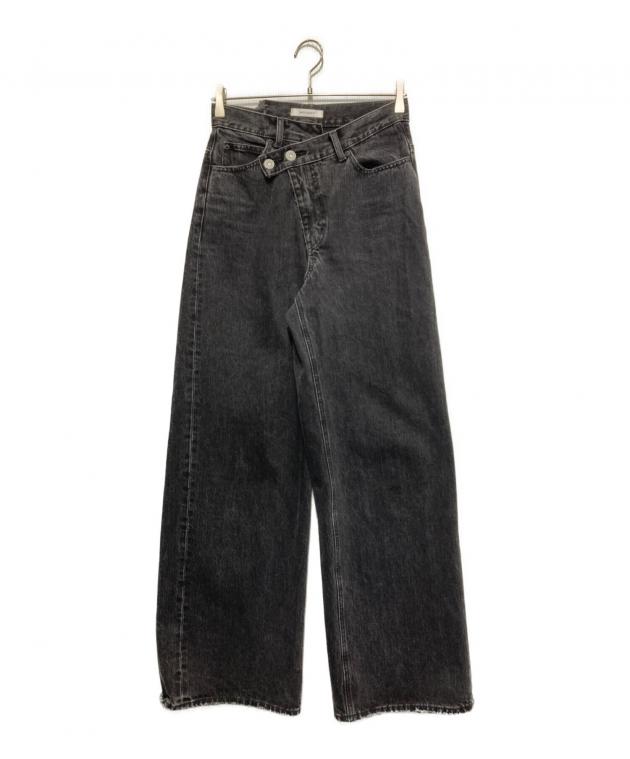 中古・古着通販】moussy (マウジー) CROSS WAIST WIDE STRAIGHT