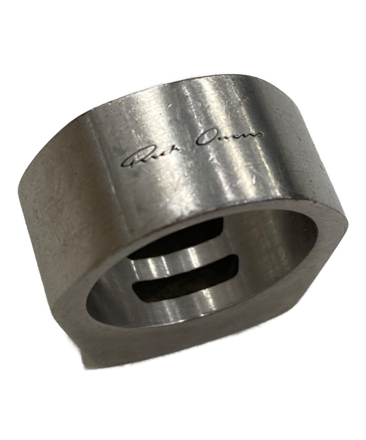 中古・古着通販】RICK OWENS (リックオウエンス) GRILL RING シルバー