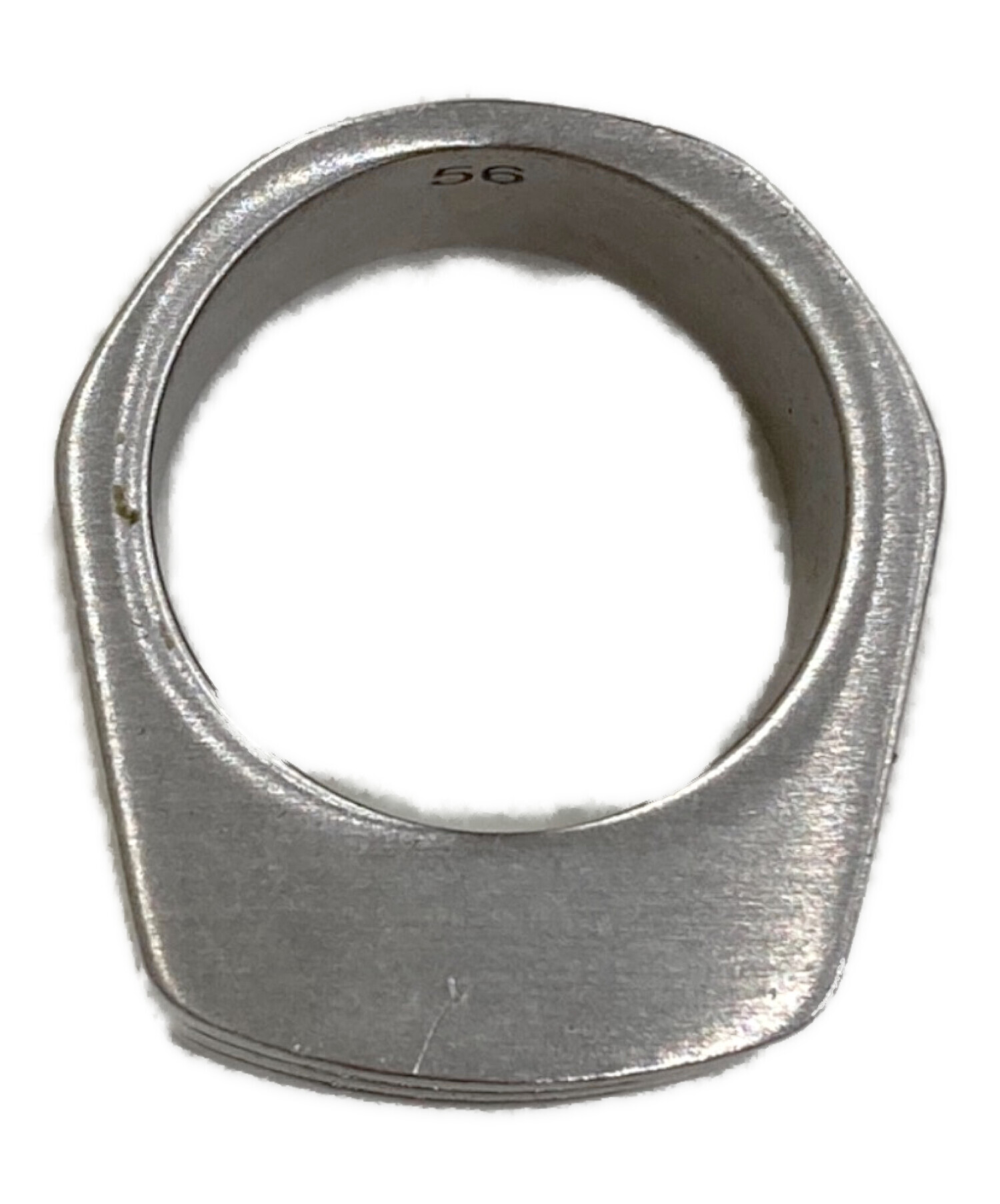 中古・古着通販】RICK OWENS (リックオウエンス) GRILL RING シルバー