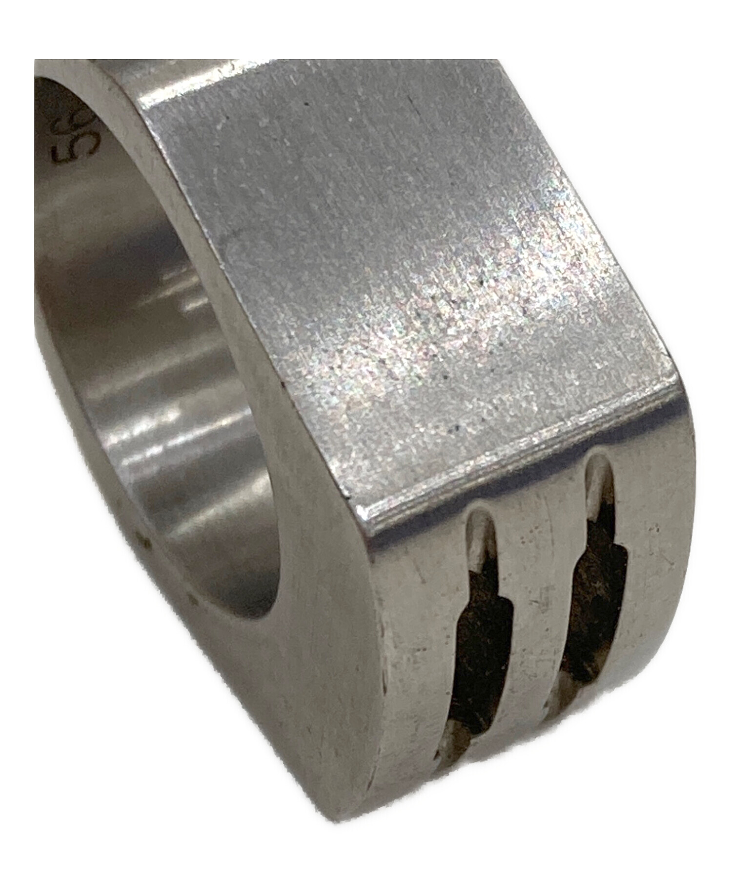 中古・古着通販】RICK OWENS (リックオウエンス) GRILL RING シルバー