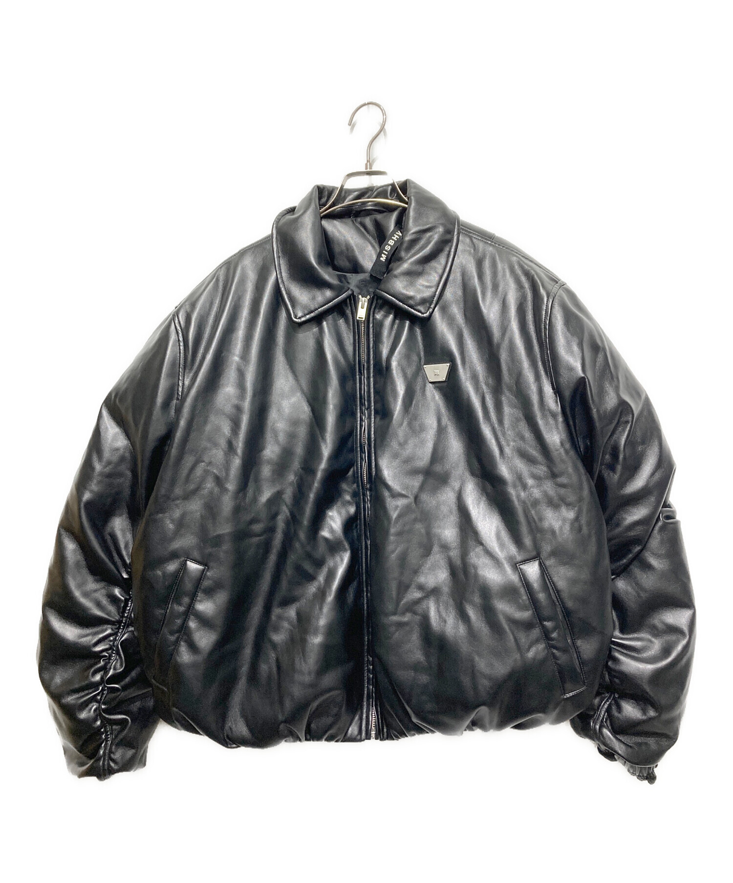 中古・古着通販】MISBHV (ミスビヘイブ) フェイクレザーパッテッド