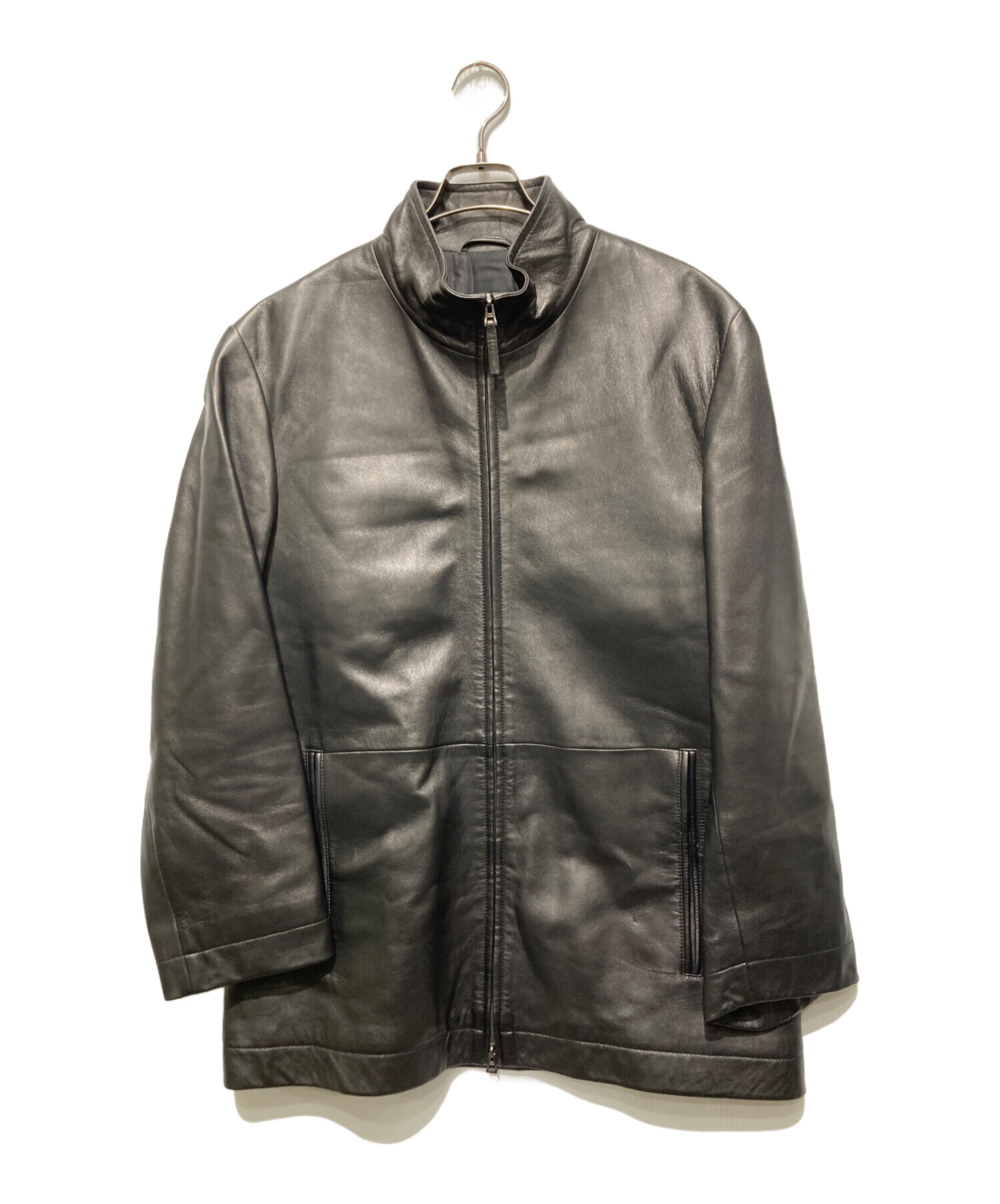 中古・古着通販】BOSS HUGO BOSS (ボス ヒューゴボス) ラムレザー