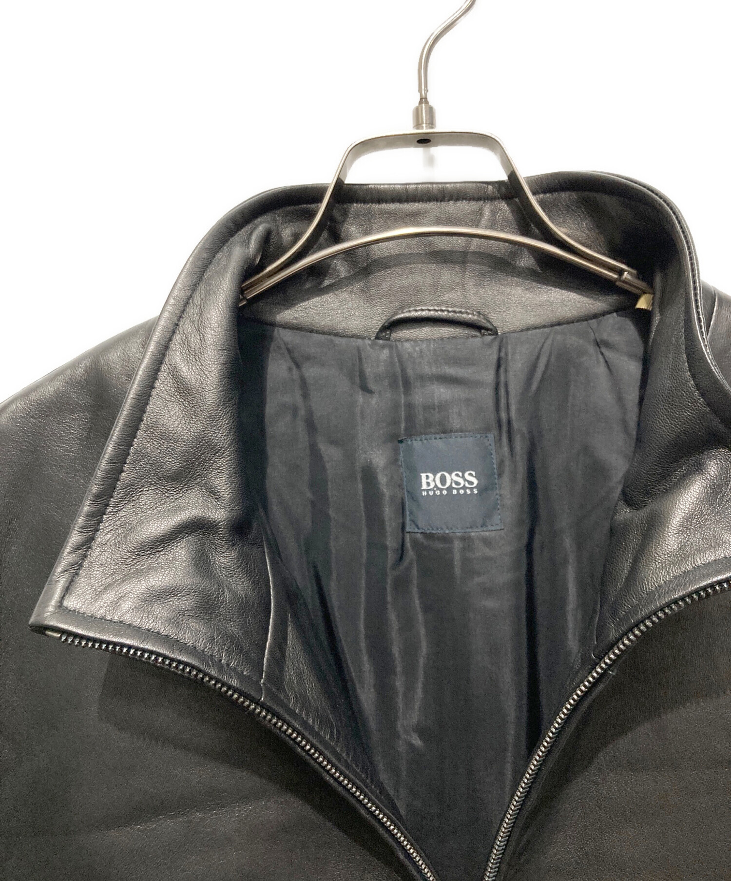 中古・古着通販】BOSS HUGO BOSS (ボス ヒューゴボス) ラムレザー