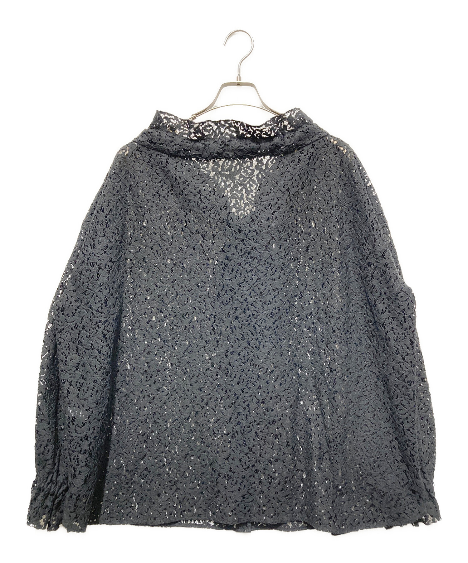 美品 23AW JOURNAL STANDARD luxe ジャーナルスタンダード ラックス タイプ スタンドカラープルシャツ ブラック レディース 古着 中古 USED セール】タイプライタースタンドカラープルシャツ（シャツ/ブラウス