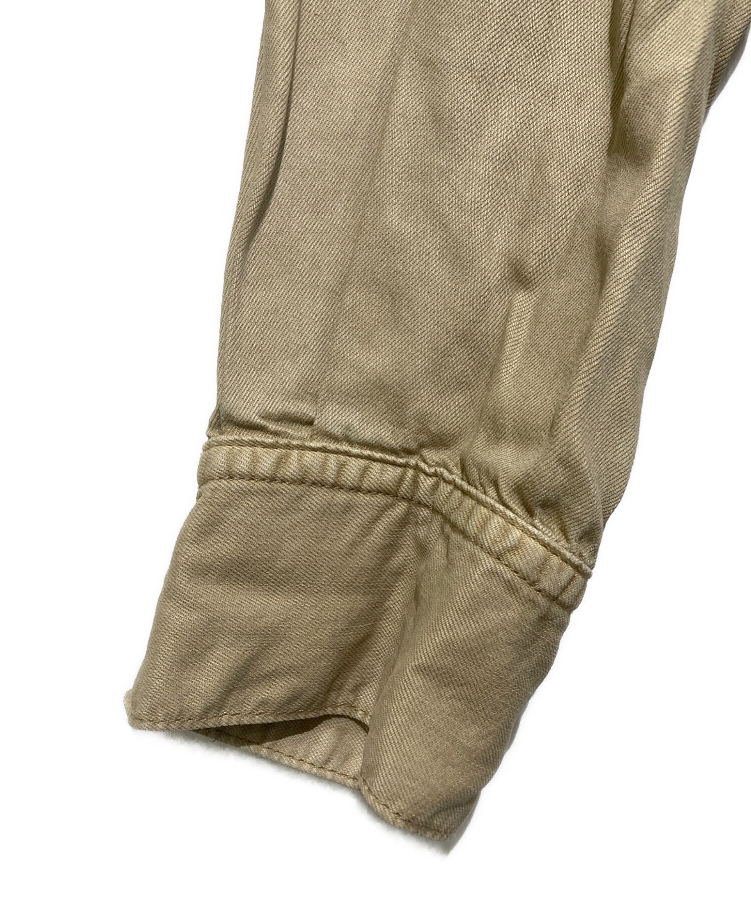 中古・古着通販】Plage (プラージュ) 25ss SOFT MILI シャツ ベージュ