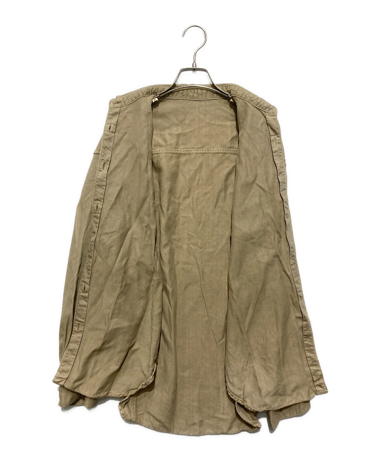 中古・古着通販】Plage (プラージュ) 25ss SOFT MILI シャツ ベージュ