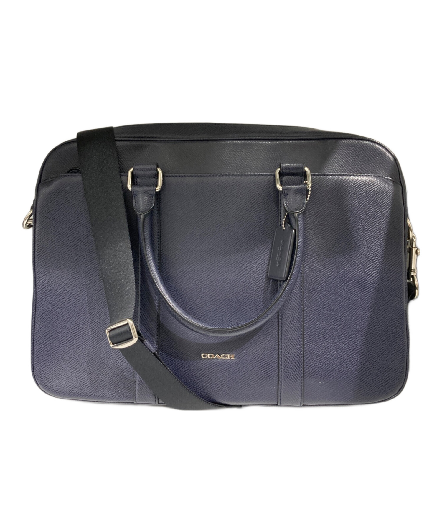 新品未使用 コーチ 2WAY バッグ ビジネスバッグ ブリーフケース ネイビー 中古・古着通販】COACH (コーチ) 2WAYブリーフケース ネイビー