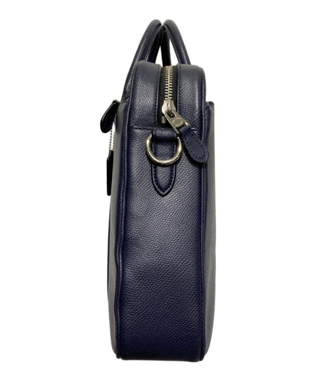 中古・古着通販】COACH (コーチ) 2WAYブリーフケース ネイビー