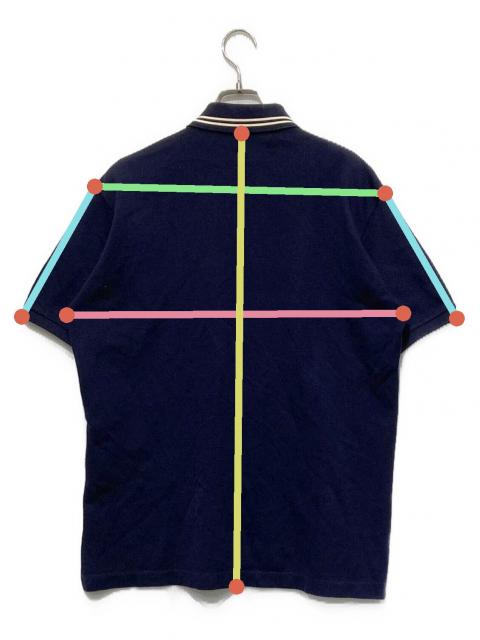 中古・古着通販】GUCCI (グッチ) 刺繍ポロシャツ ネイビー サイズ:M