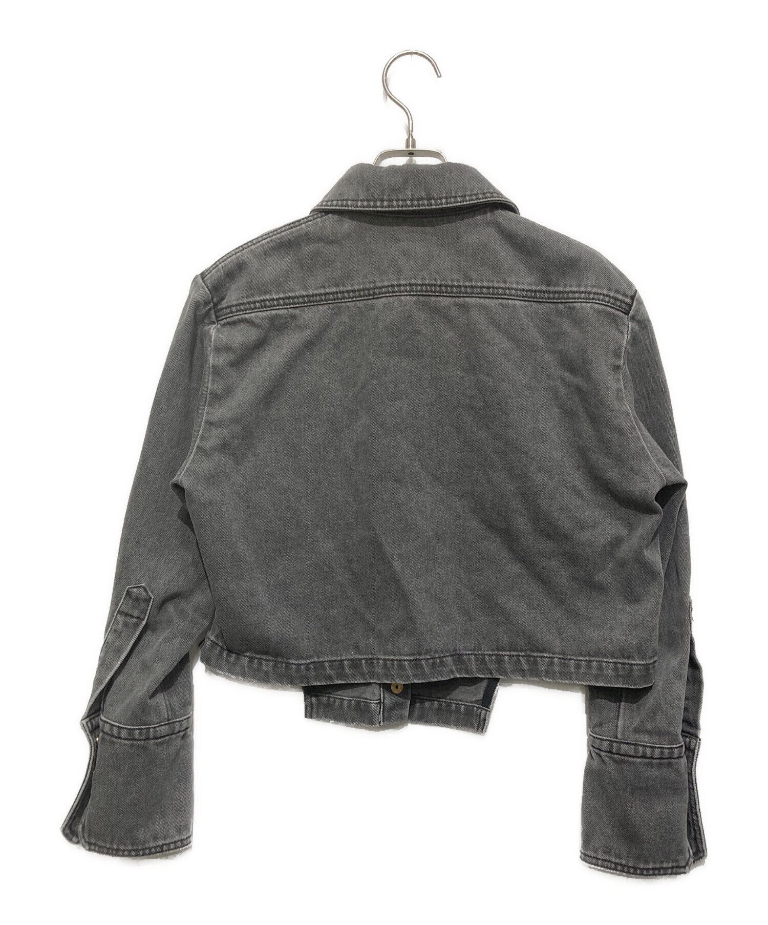PATOU☆パトゥ　ロングスリーブデニムシャツ 中古・古着通販】patou (パトゥ) デニムシャツ ブラック サイズ:34