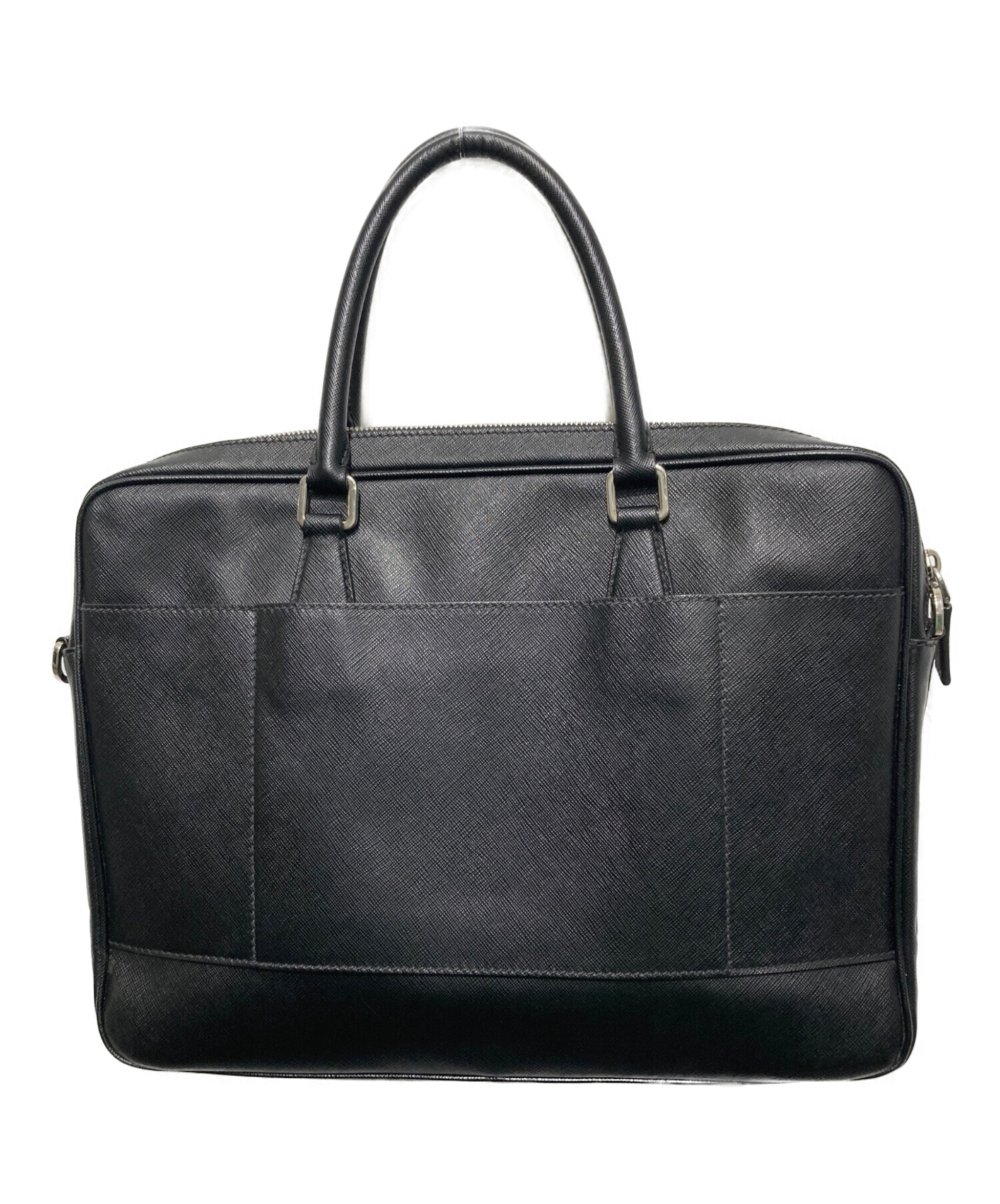 中古・古着通販】PRADA (プラダ) サフィアーノ2WAYレザーブリーフ