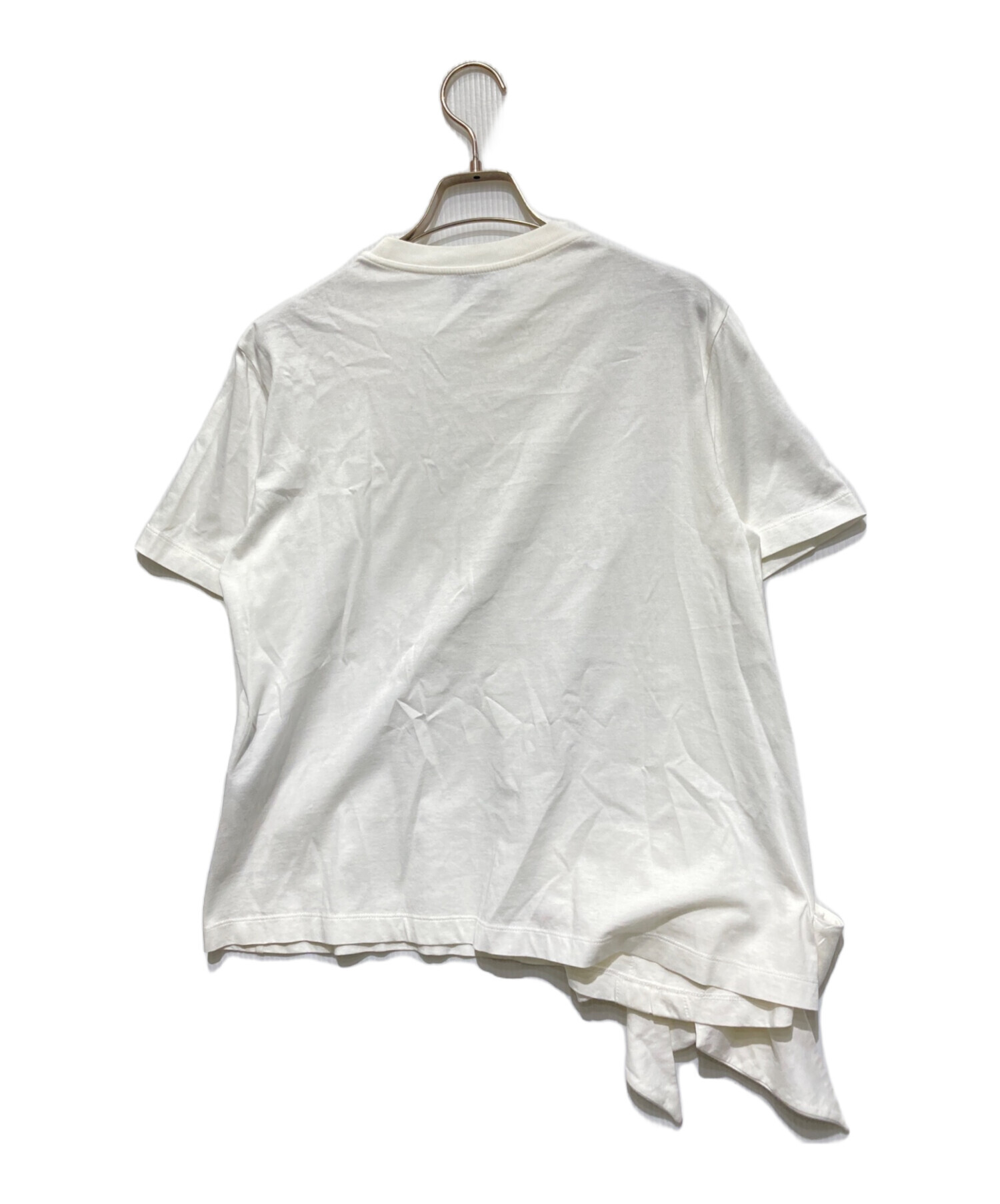 中古・古着通販】PRADA (プラダ) リボンTシャツ ホワイト サイズ:XS