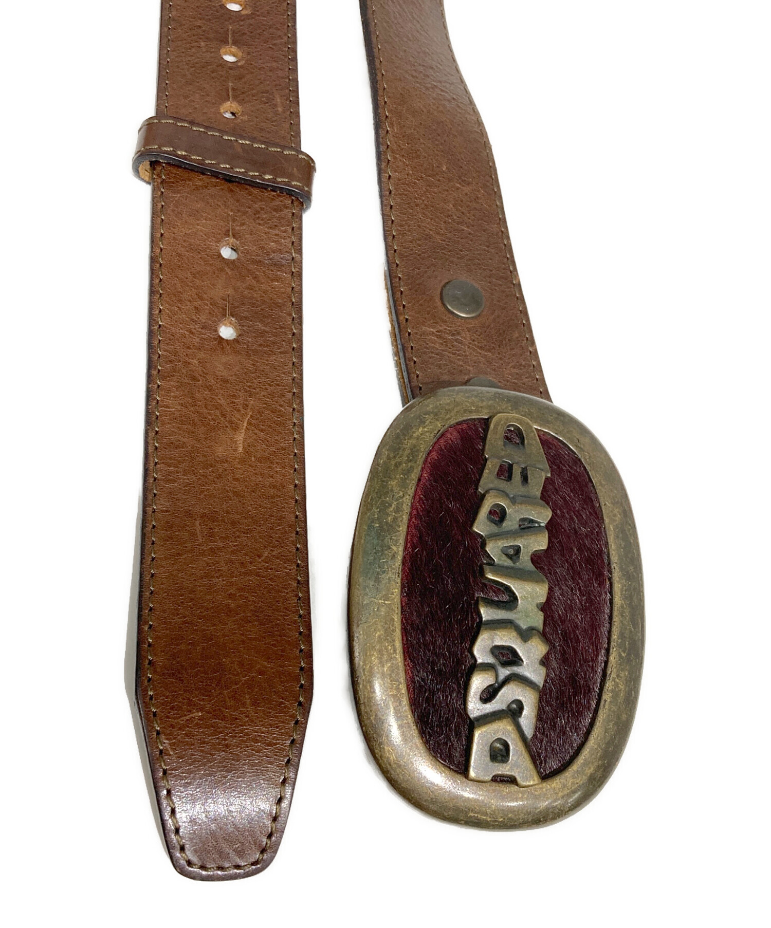 中古・古着通販】DSQUARED2 (ディースクエアード) レザーベルト