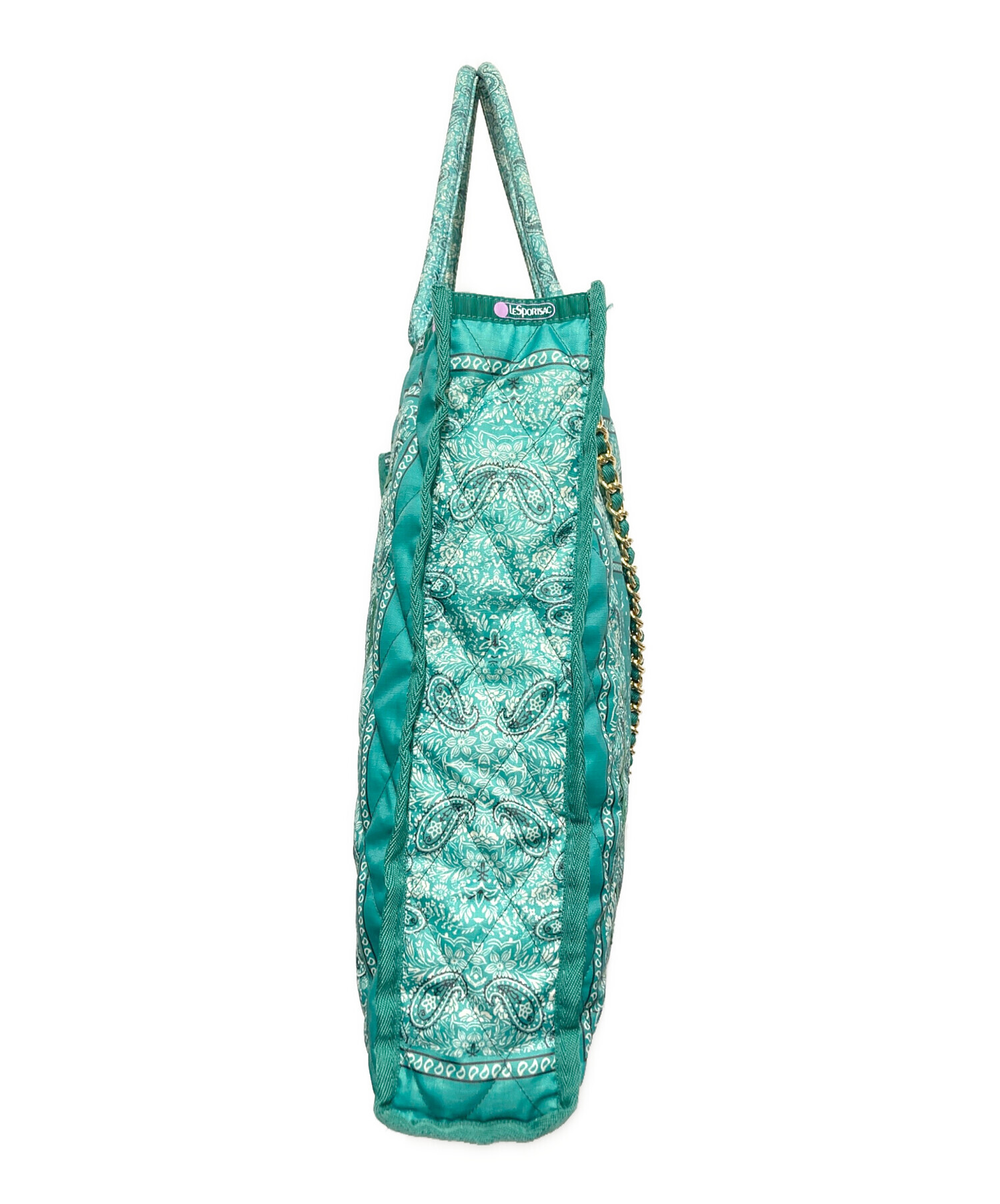 バッグ LeSportsac Atelier 2nd Chain Quilt Tote 中古・古着通販】LeSportsac (レスポートサック) SM CHAIN QUILT TOTE