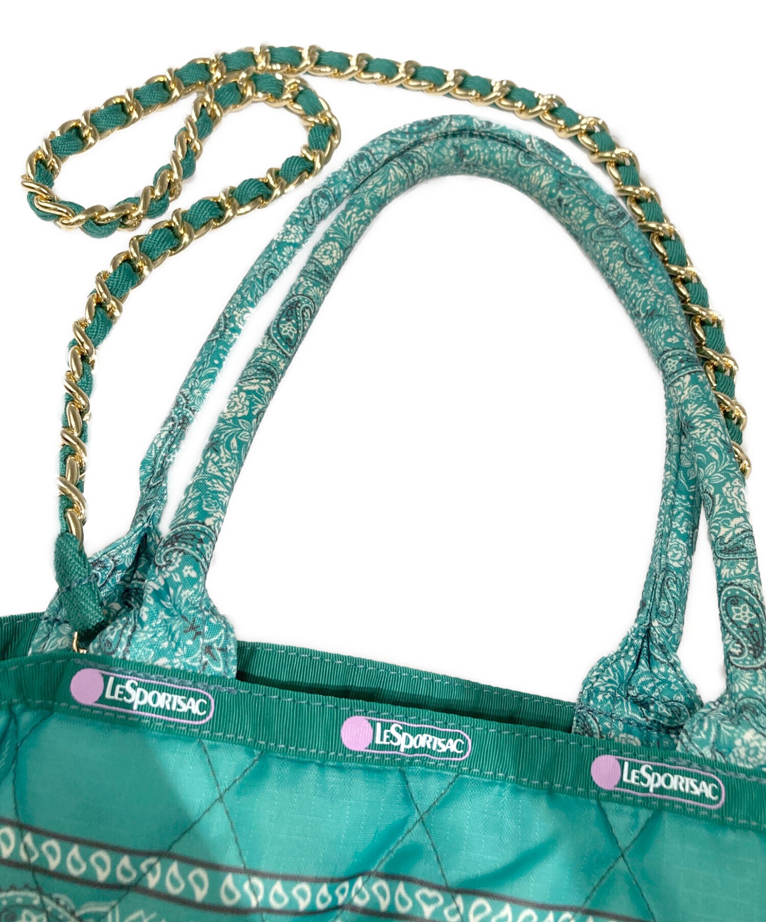 中古・古着通販】LeSportsac (レスポートサック) SM CHAIN QUILT TOTE