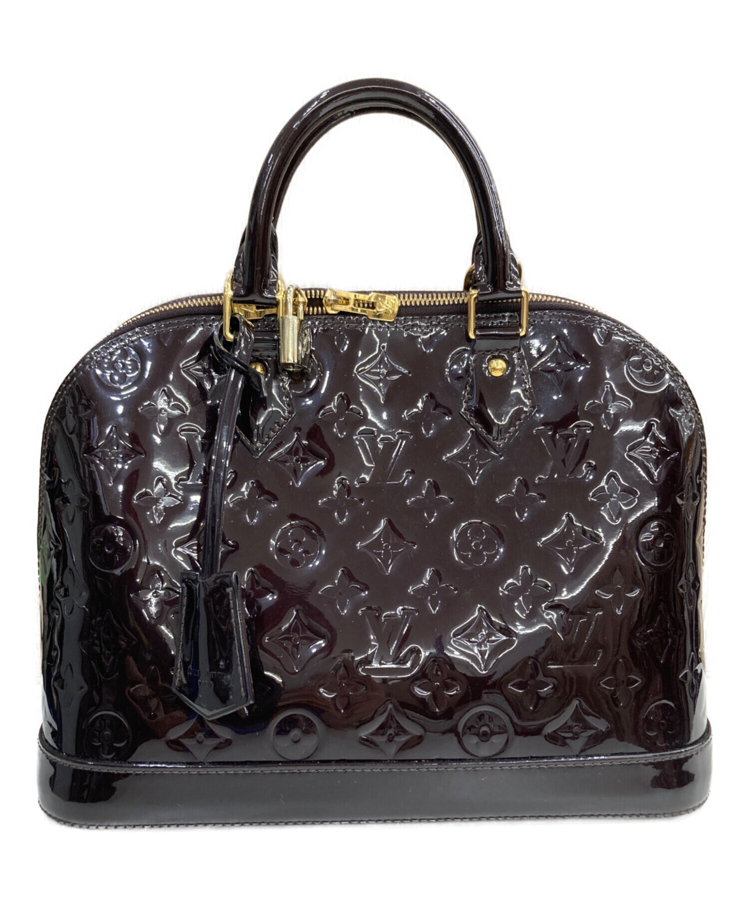 Louis Vuitton アルマ ヴェルニ ブラック 中古・古着通販】LOUIS VUITTON (ルイ ヴィトン) ヴェルニ アルマPM