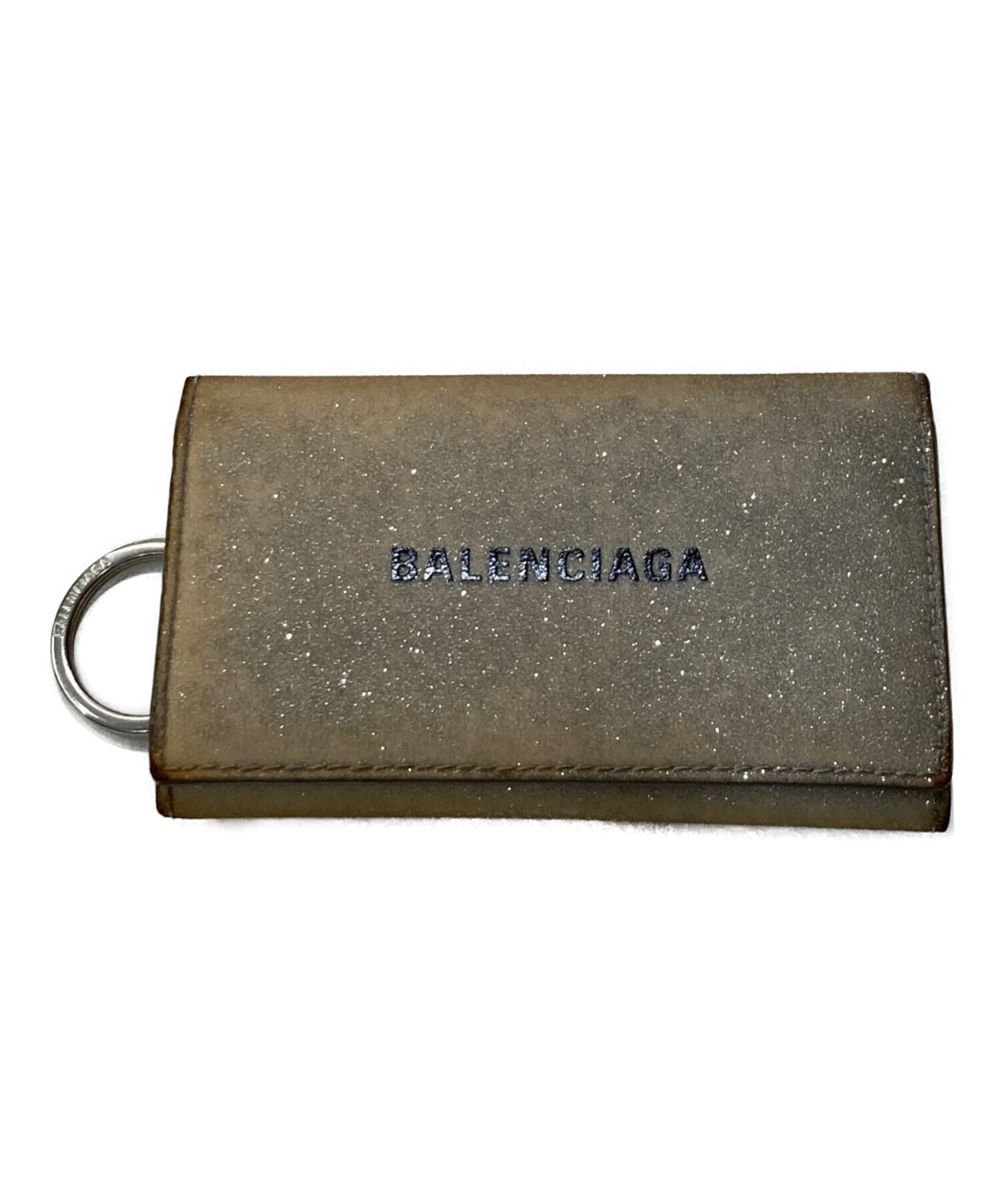 BALENCIAGA レター型キーケース 中古・古着通販】BALENCIAGA (バレンシアガ) キーケース シルバー