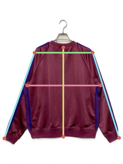 中古・古着通販】Needles (ニードルズ) TRACK CREW NECK SHIRT