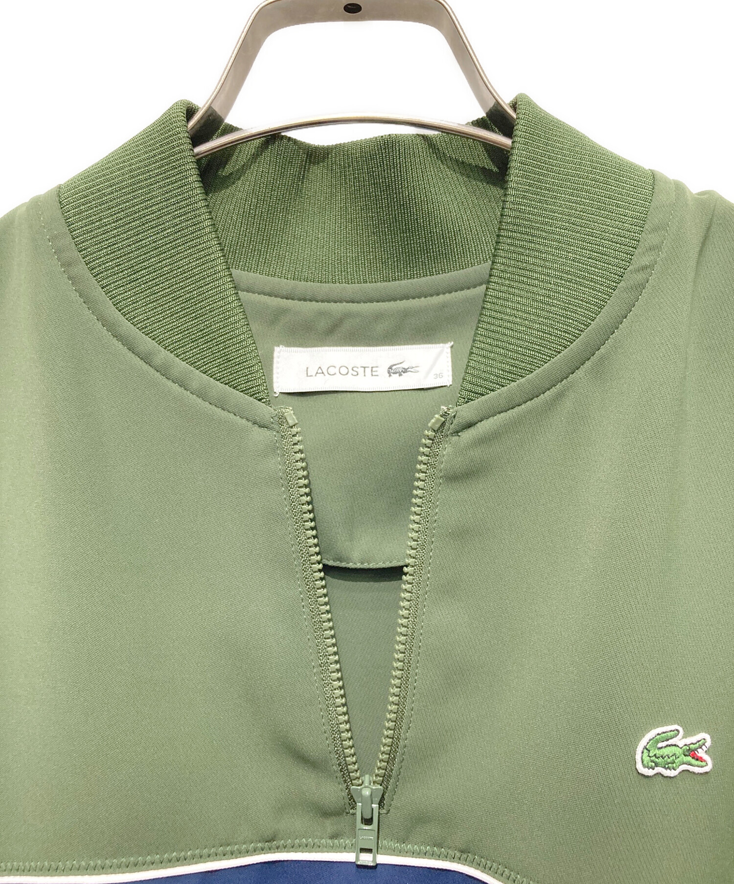 中古・古着通販】LACOSTE (ラコステ) ポロワンピース グリーン