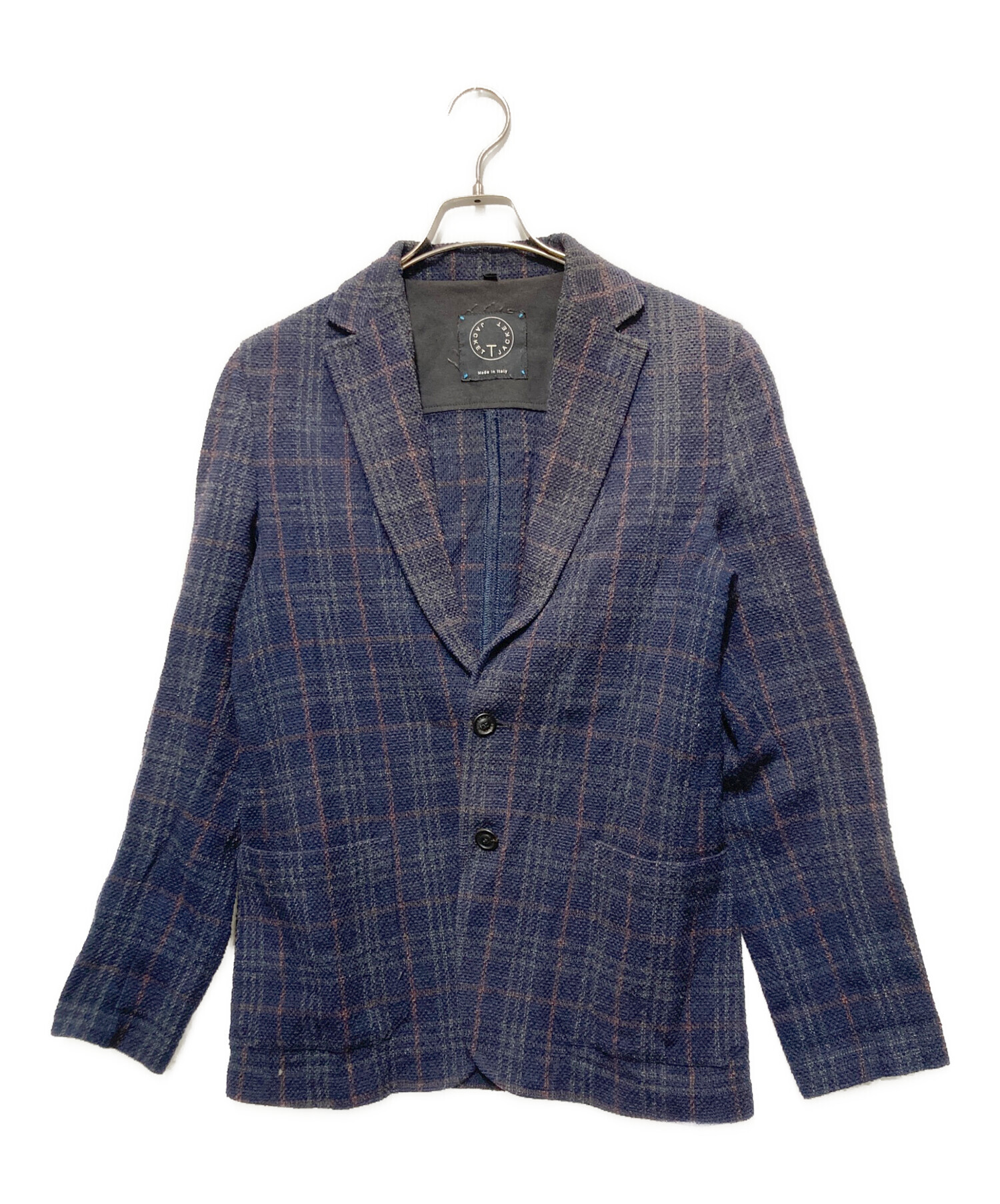 中古・古着通販】T-JACKET (ティージャケット) チェックジャケット