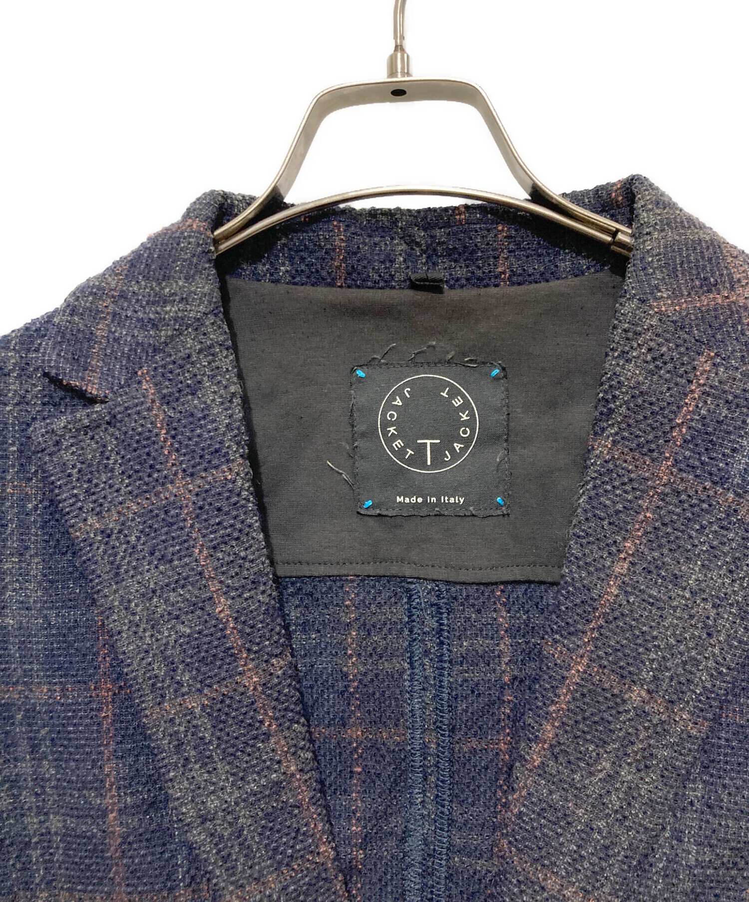 中古・古着通販】T-JACKET (ティージャケット) チェックジャケット