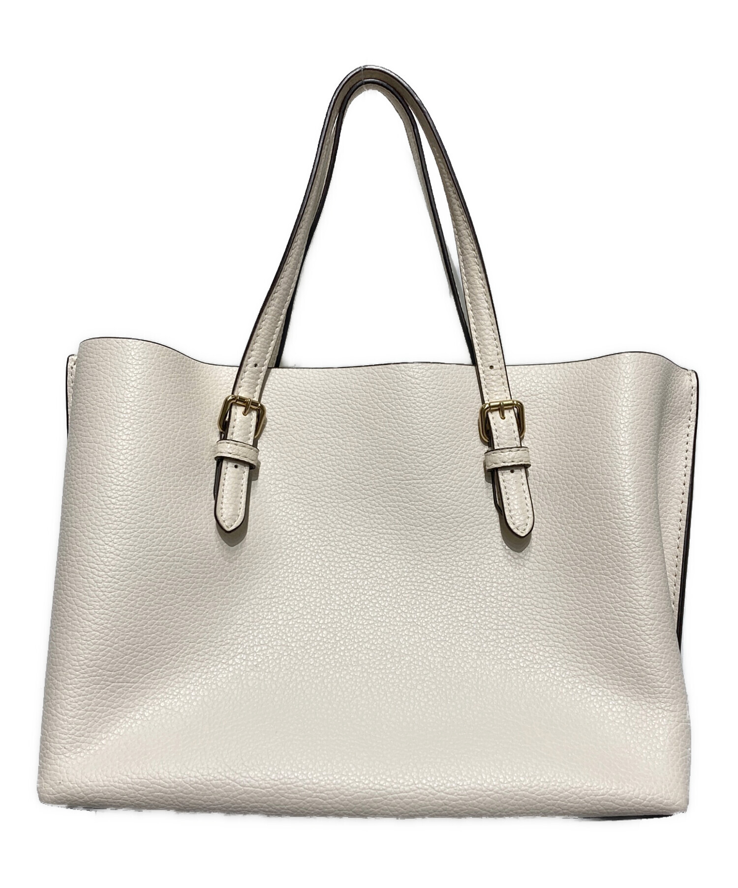 中古・古着通販】COACH (コーチ) モリー トート 25 ホワイト｜ブランド 
