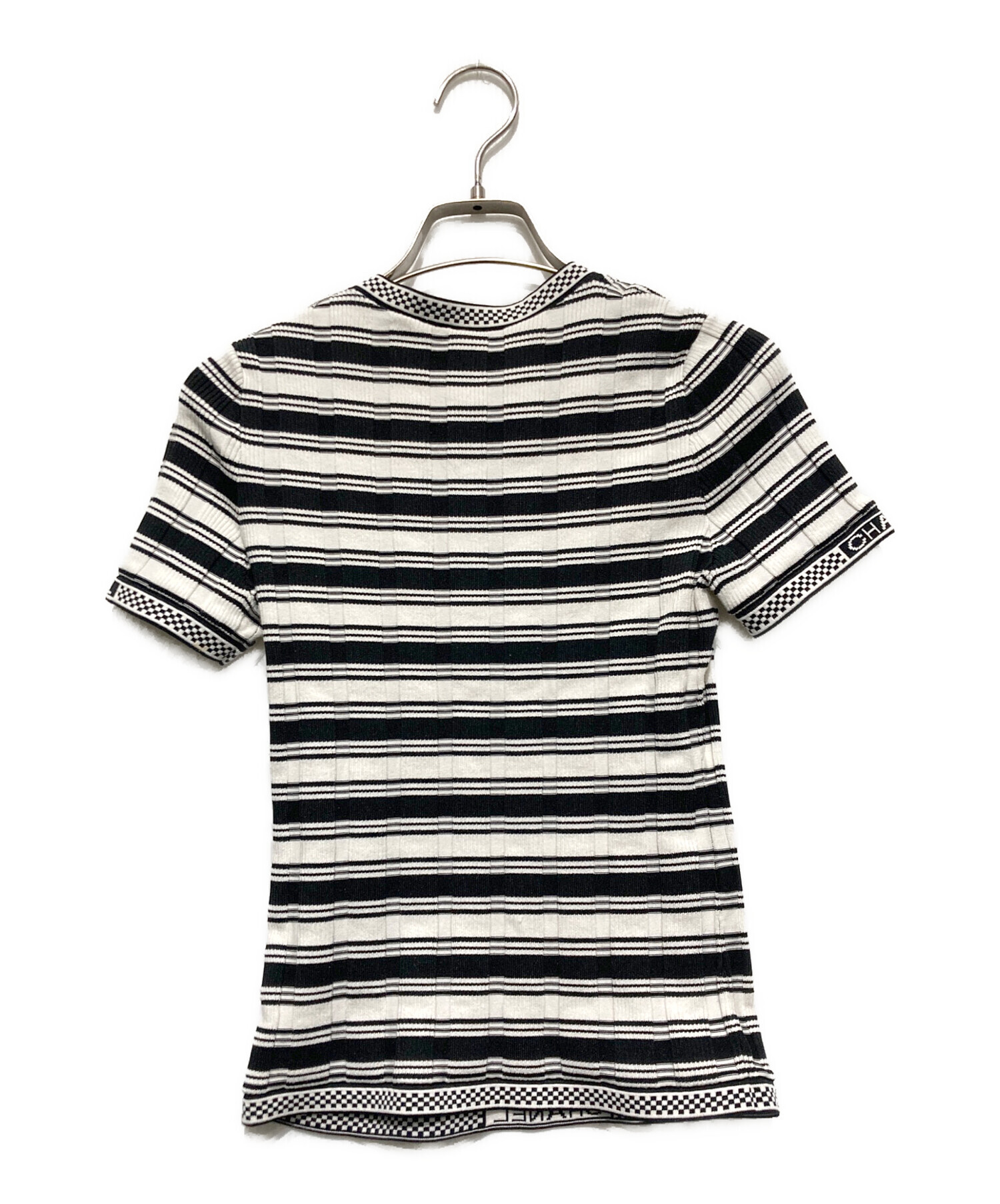 中古・古着通販】CHANEL (シャネル) P74 ココマークプレート ボーダー