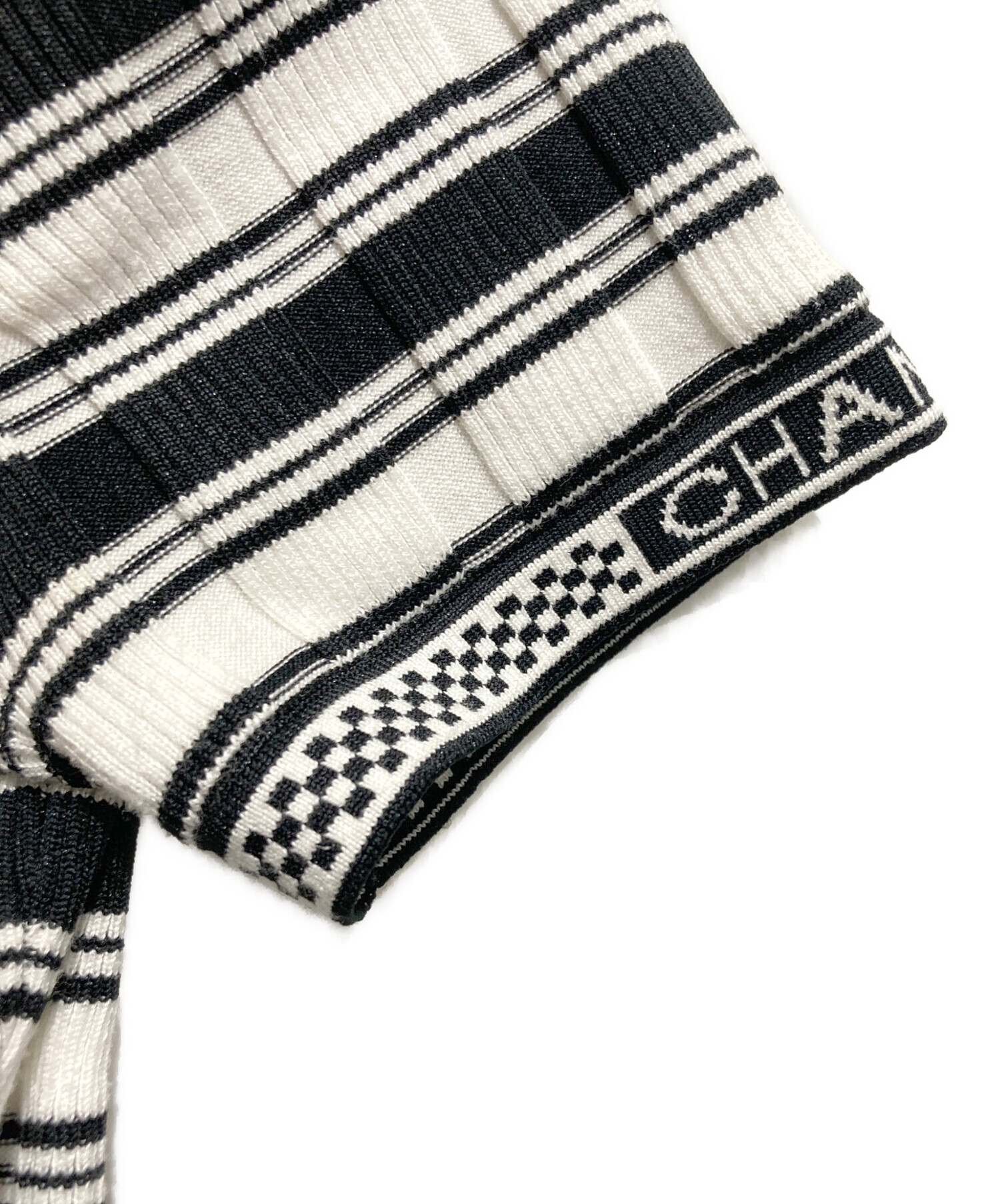 中古・古着通販】CHANEL (シャネル) P74 ココマークプレート ボーダー