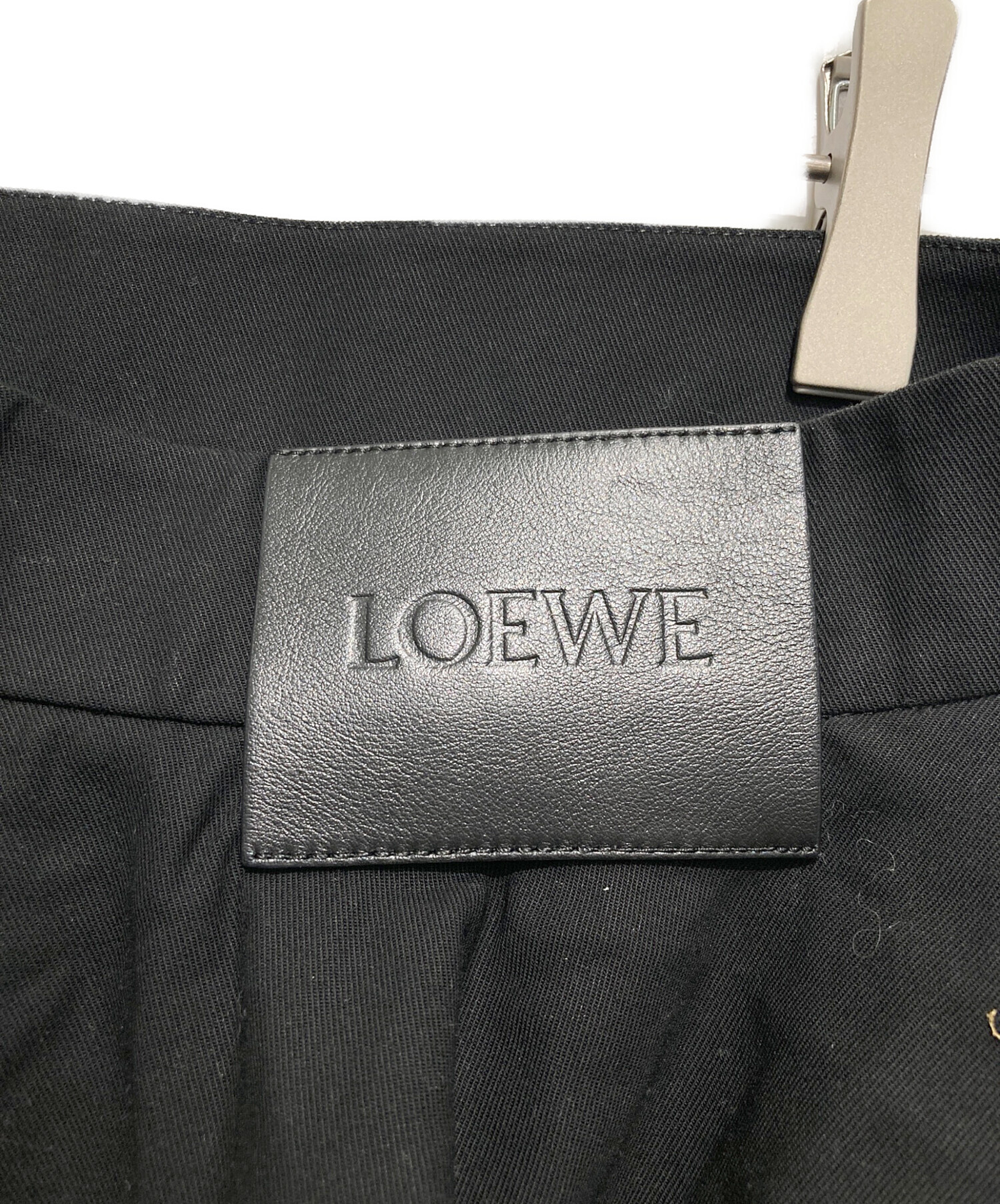 中古・古着通販】LOEWE (ロエベ) ティアードミニスカート ブラック 