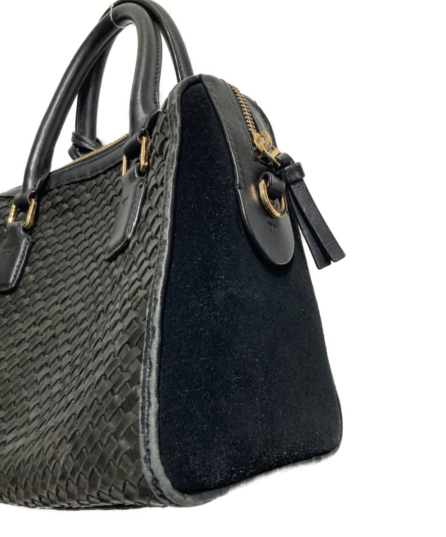 トリーバーチ新品未使用24.0 中古・古着通販】TORY BURCH (トリーバーチ) 編み込み2WAYバッグ