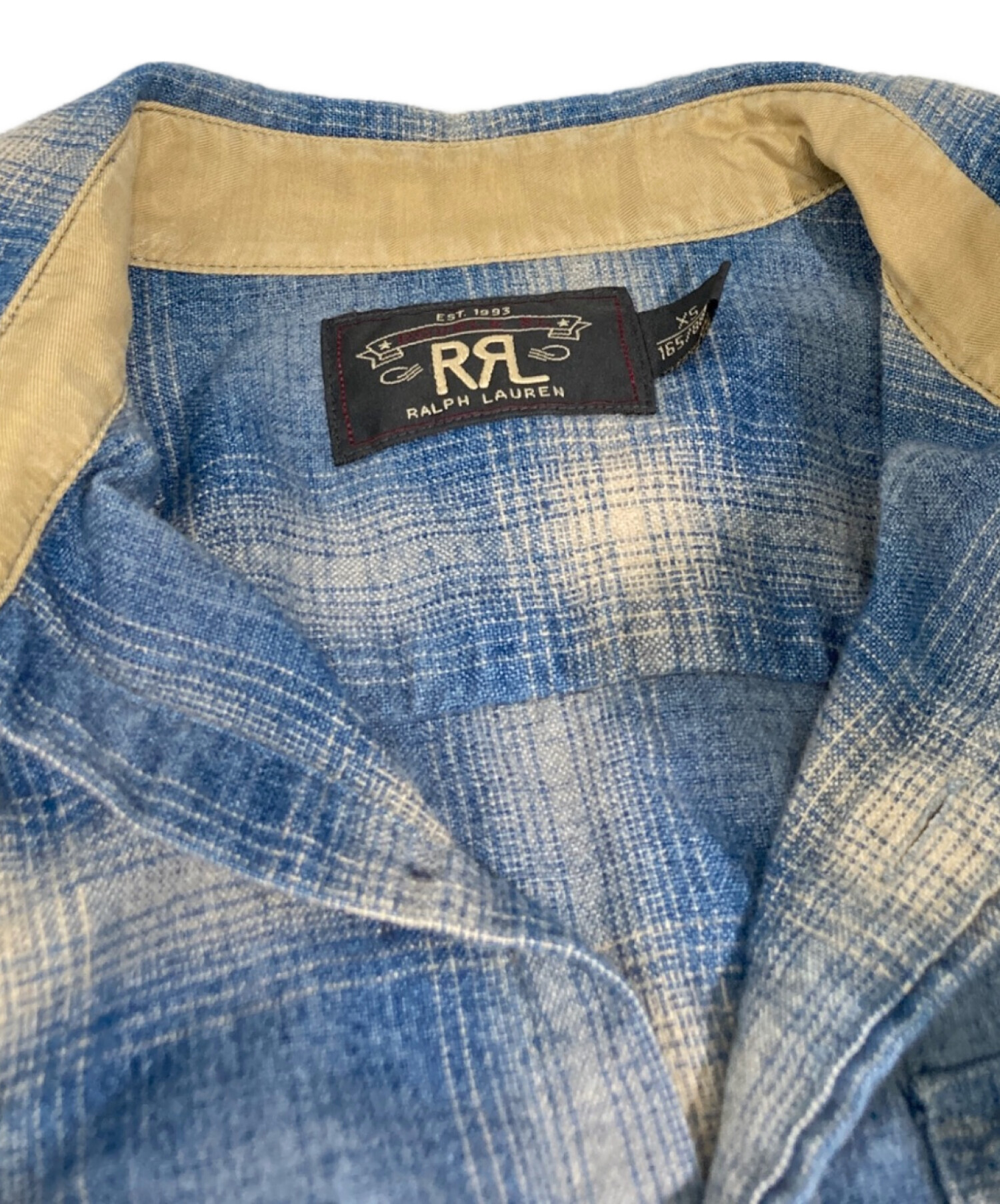 中古・古着通販】RRL (ダブルアールエル) ウール ブレンド チェック