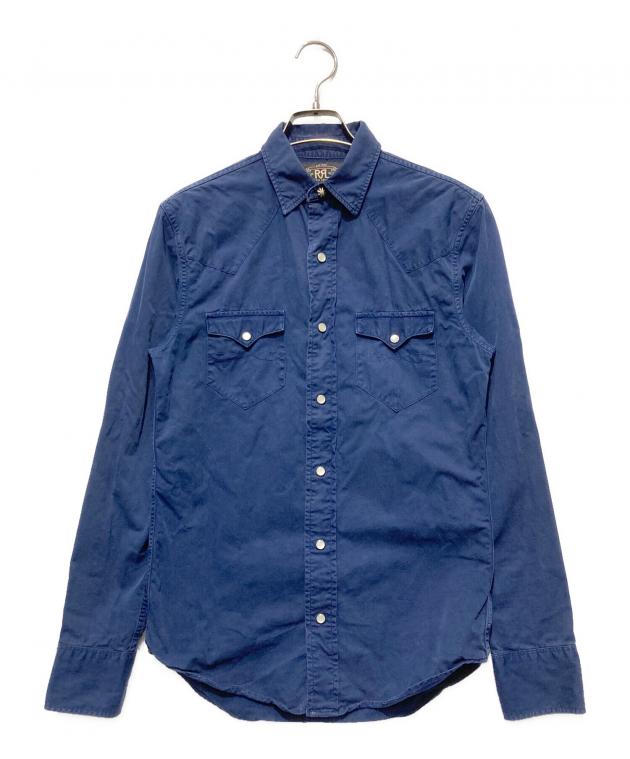 中古・古着通販】RRL (ダブルアールエル) ウエスタンシャツ ネイビー